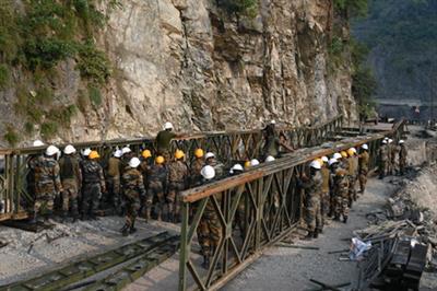 Indian Army restores vital road connectivity in J&K's Ramban with 150-foot reinforced Maitra Bridge