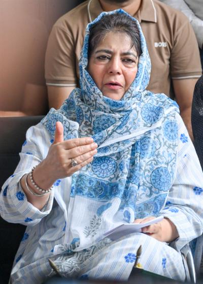 Mehbooba Mufti writes to Amit Shah: 'View Yasin Malik’s case through humanitarian lens’