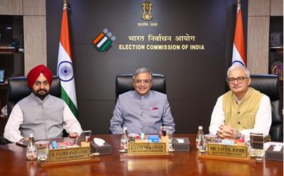ECI issues notification for biennial election to 4 Rajya Sabha seats from J&K
