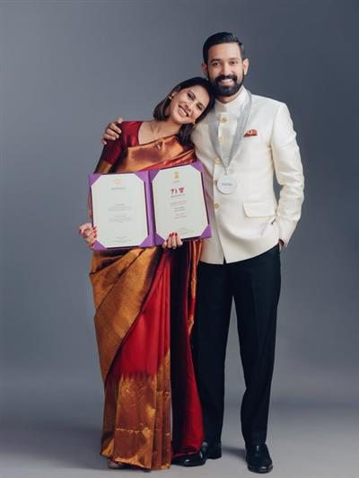 Vikrant Massey's wife says 'honoured to be your loudest cheerleader' after his National Award win