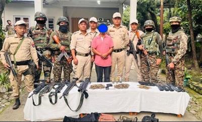Three militants, arms smuggler arrested in Manipur