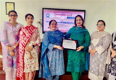 Sri Guru Granth Sahib World University Hosts Talk on “Mental Health and Life Skill Education”