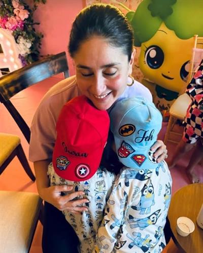 Kareena Kapoor wishes Neha Dhupia’s son Guriq with a cute picture featuring him & Jeh