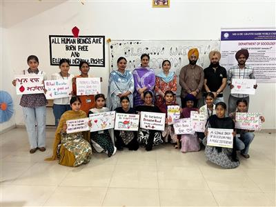 Sri Guru Granth Sahib World University Celebrates Blood Donation Day