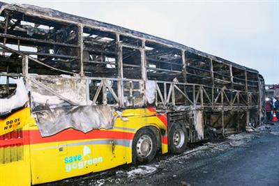 Andhra bus fire tragedy: Owner of travel agency arrested