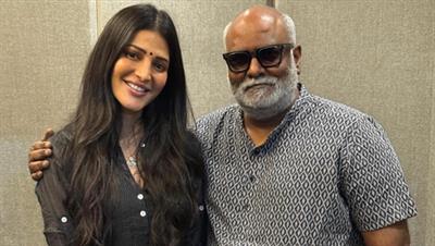 When music director M M Keeravani pleasantly surprised Shruti Haasan!