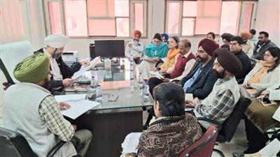 ਸ਼ਹੀਦੀ ਸਭਾ ਦੌਰਾਨ ਸਿਹਤ ਸੇਵਾਵਾਂ ਦੇ ਪ੍ਰਬੰਧਨ ਲਈ ਸਿਹਤ ਵਿਭਾਗ ਨੇ ਕੀਤੀ ਮੀਟਿੰਗ