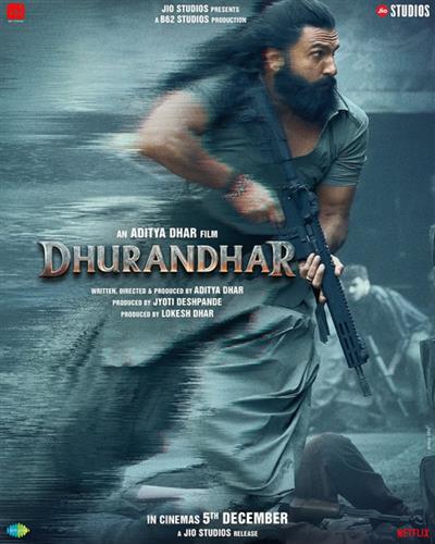 Ranveer Singh promises to be the 'The Wrath of God' in the latest poster of Dhurandhar