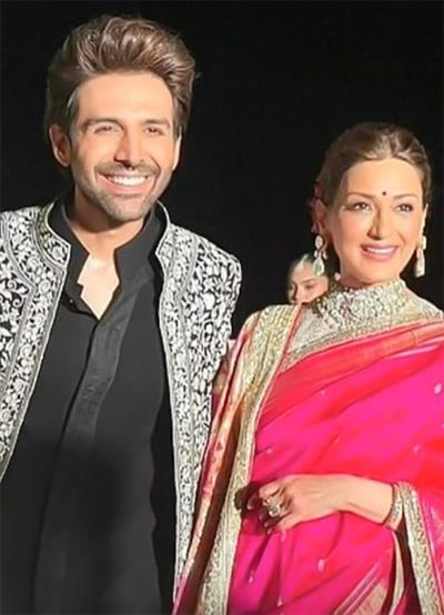 सोनाली बेंद्रे ने कार्तिक आर्यन को उनके जन्मदिन पर बधाई दी