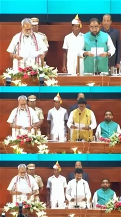 Odisha CM inducts 3 new Cabinet Ministers