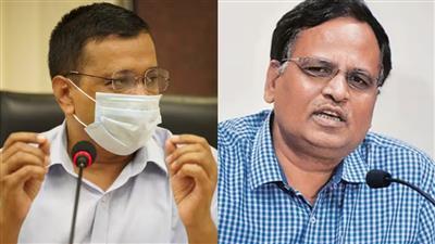 Concerned over Satyendar Jain's health condition, Kejriwal attacks Centre